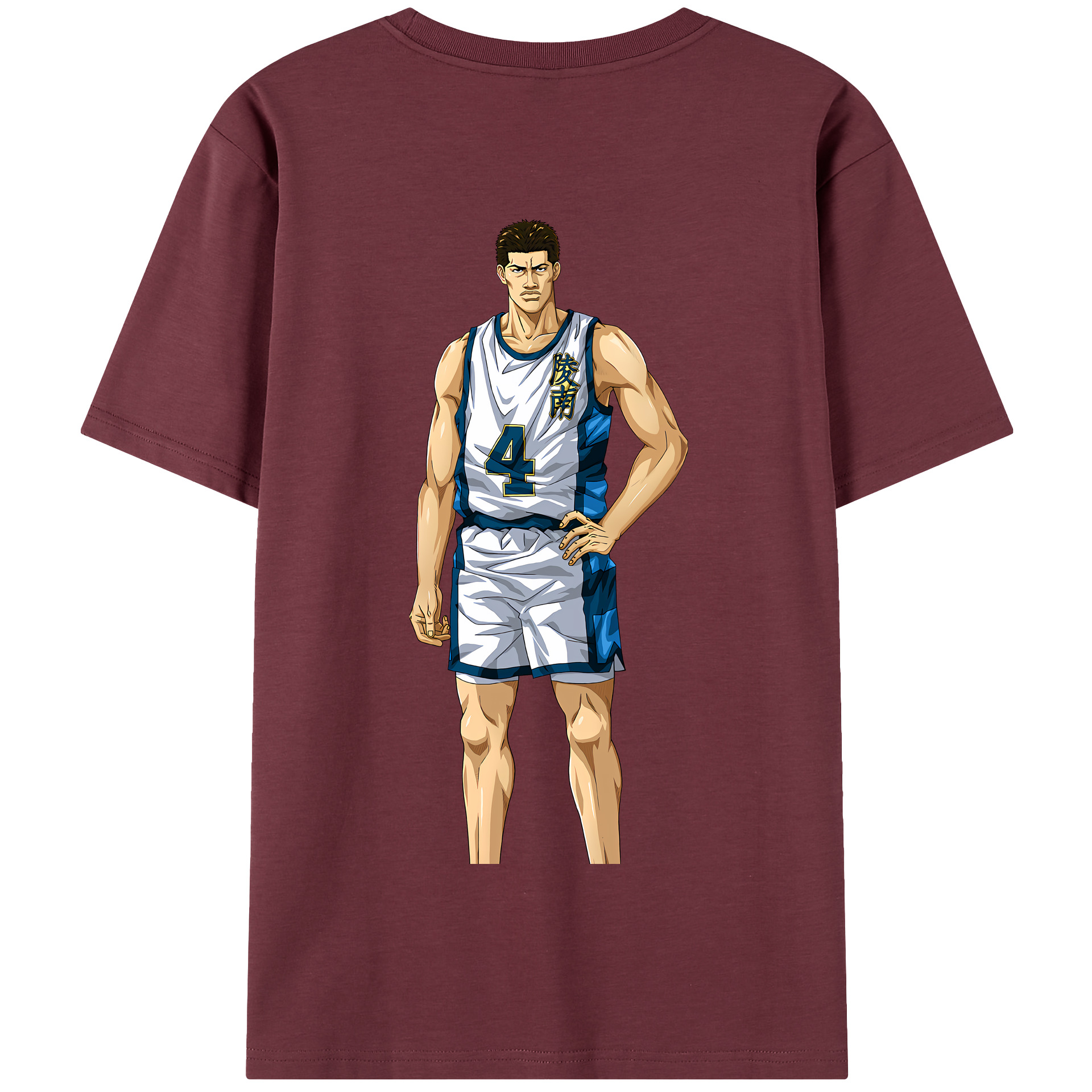 SLAM DUNK／スラムダンク 綿100％半袖Tシャツ（背面プリント）